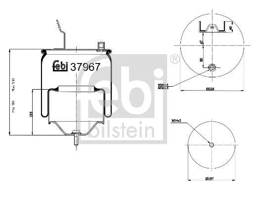 Bellow, air suspension